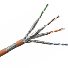 Cat7 SSTP blindado de cable de cobre cable de cobre con datos 10g / 600MHz